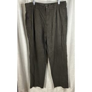 Tommy Bahama Pants Mens 38x34 Brown St Thomas Silk Classic Straight Leg